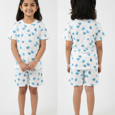 Cute Cub Kids Cotton Shorts Set(UNISEX)