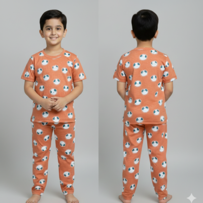 Smiley Sun Kids Sleepwear Set (Unisex)