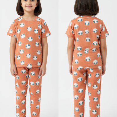 Smiley Sun Kids Sleepwear Set (Unisex)